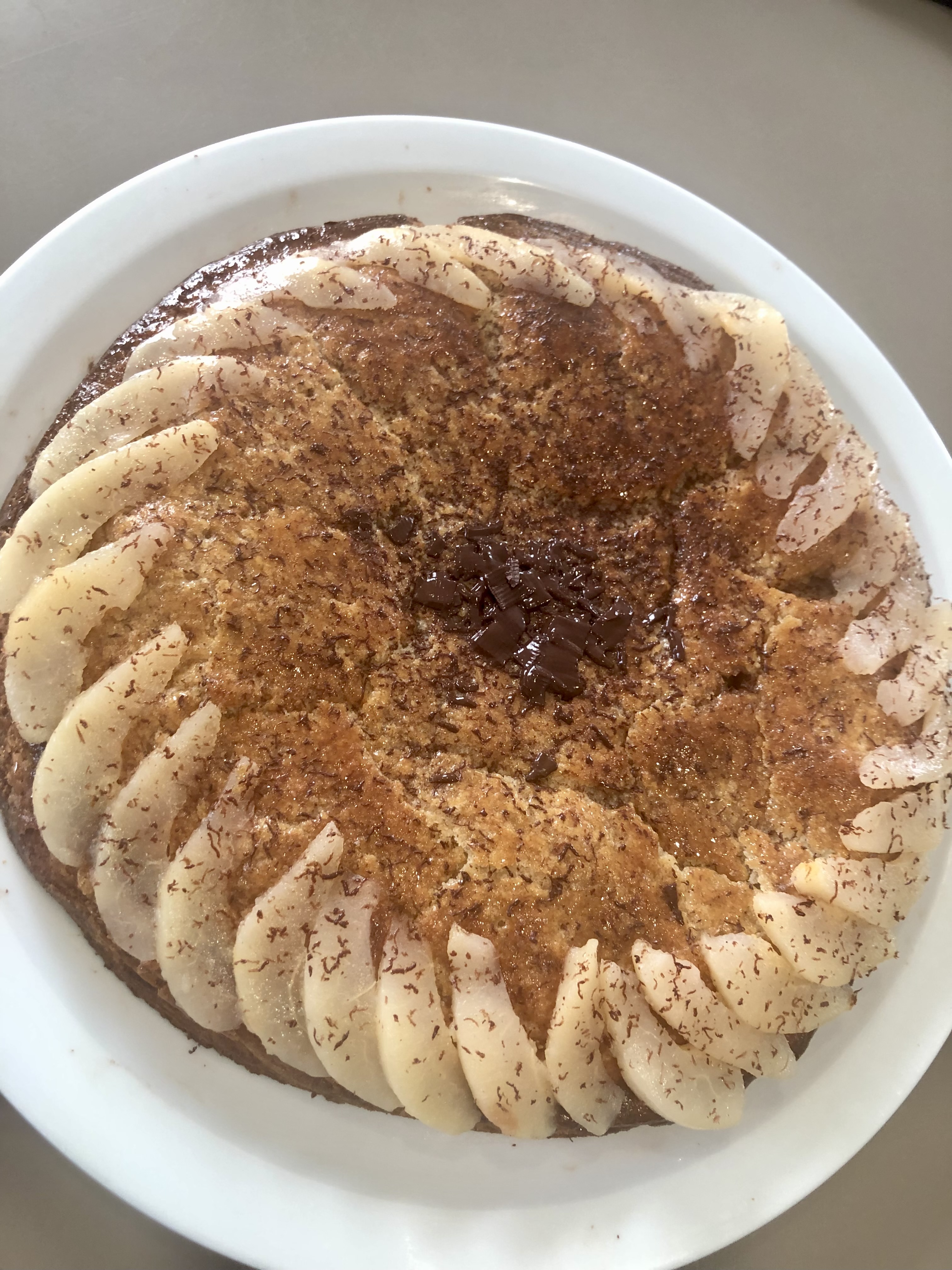 Galette des rois poire chocolat